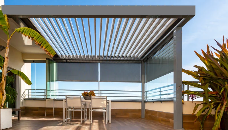 pergola bioclimatica toldos verticales