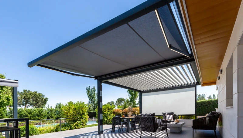 pergola bioclimatica toldos